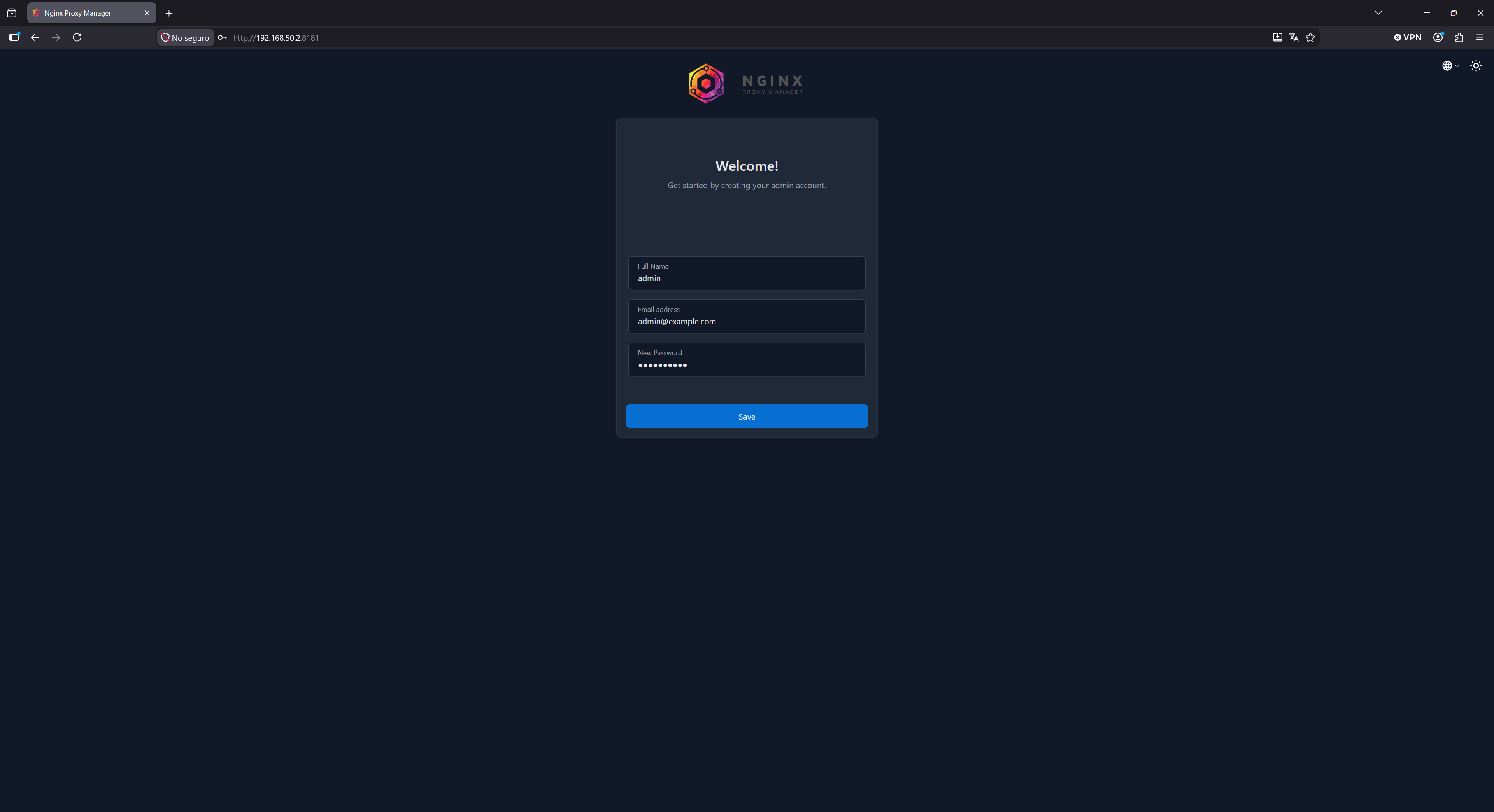 npm-crear-admin